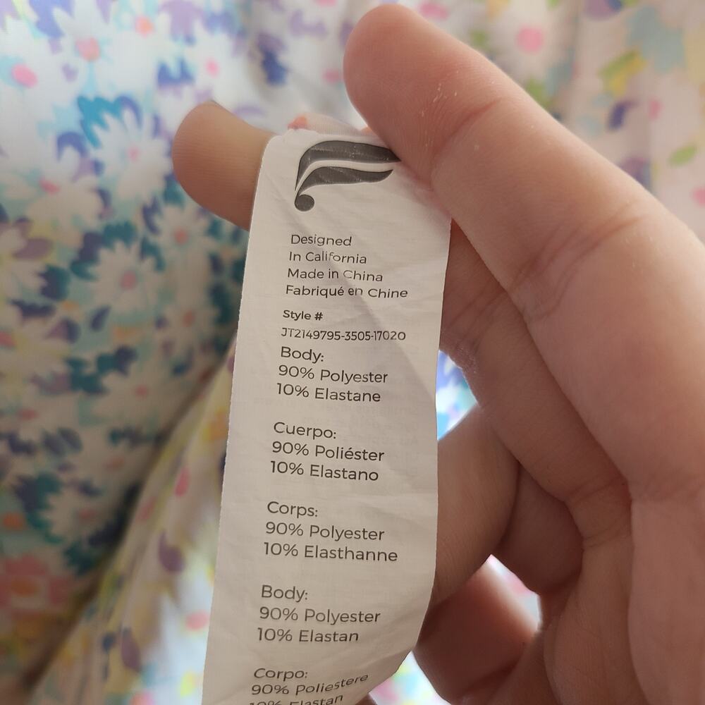 Fabletics Rosa Woven Jacket Patchwork Daisy Paste… - image 5